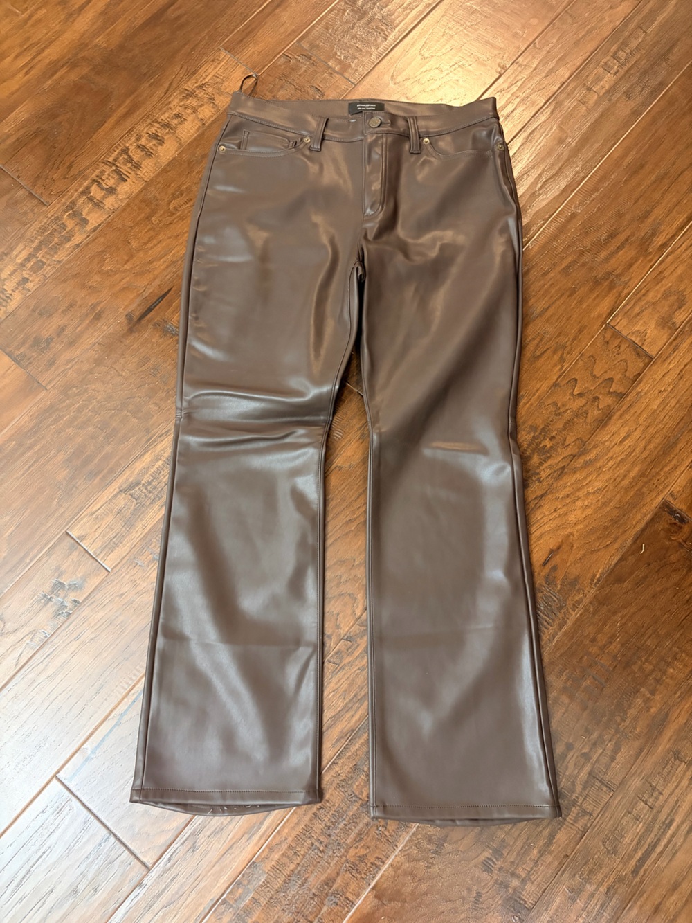 Banana Republic Dark Brown Faux Leather Leggings
